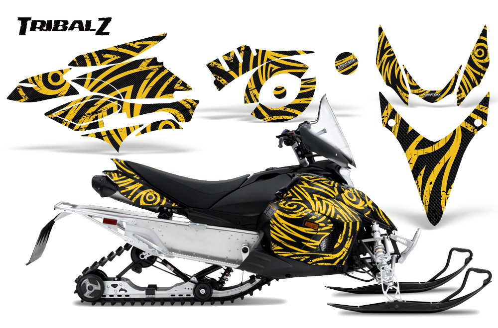 Yamaha Phazer Graphics TribalZ Yellow